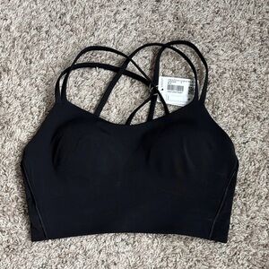 lululemon athletica Black Strappy Sports Bra